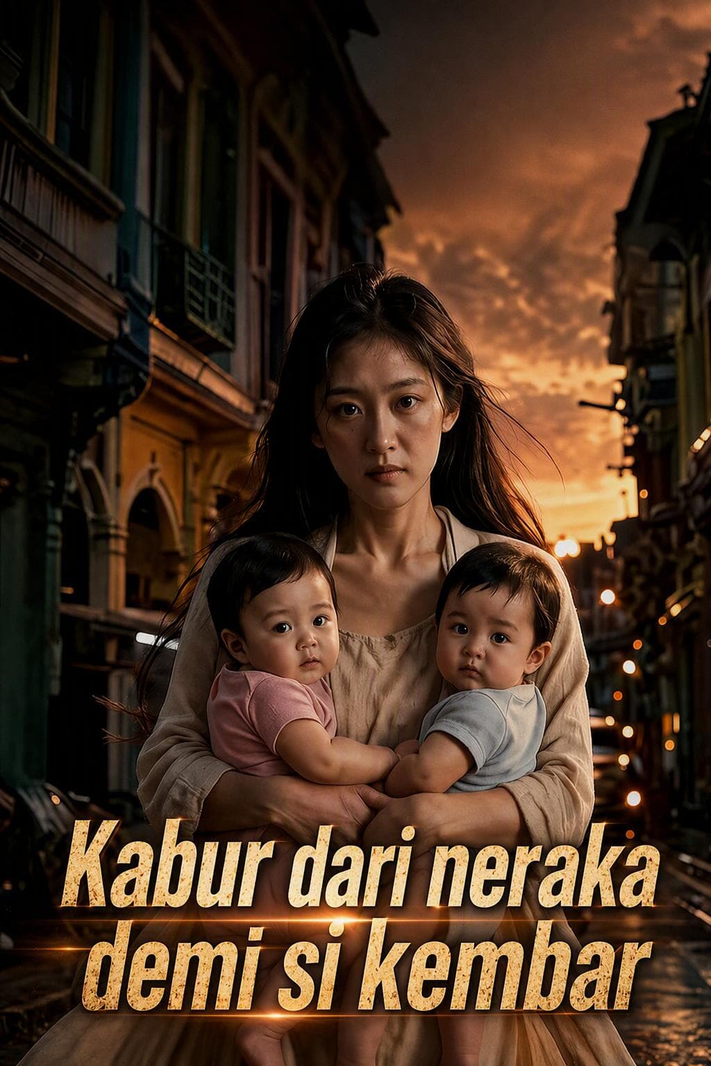Kabur dari neraka demi si kembar - PineDrama